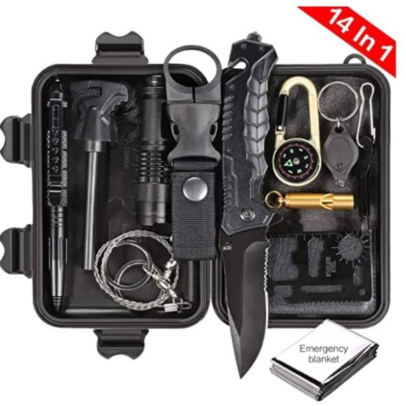 New Emergency Survival Kit 14 in 1 - Picture 1 of 7